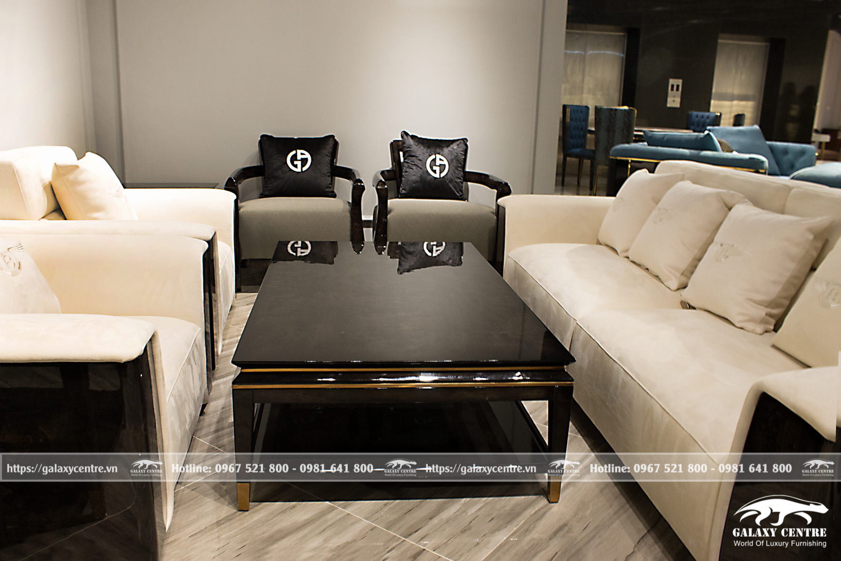 Bộ sofa phòng khách nhập khẩu BLH-PK-S02