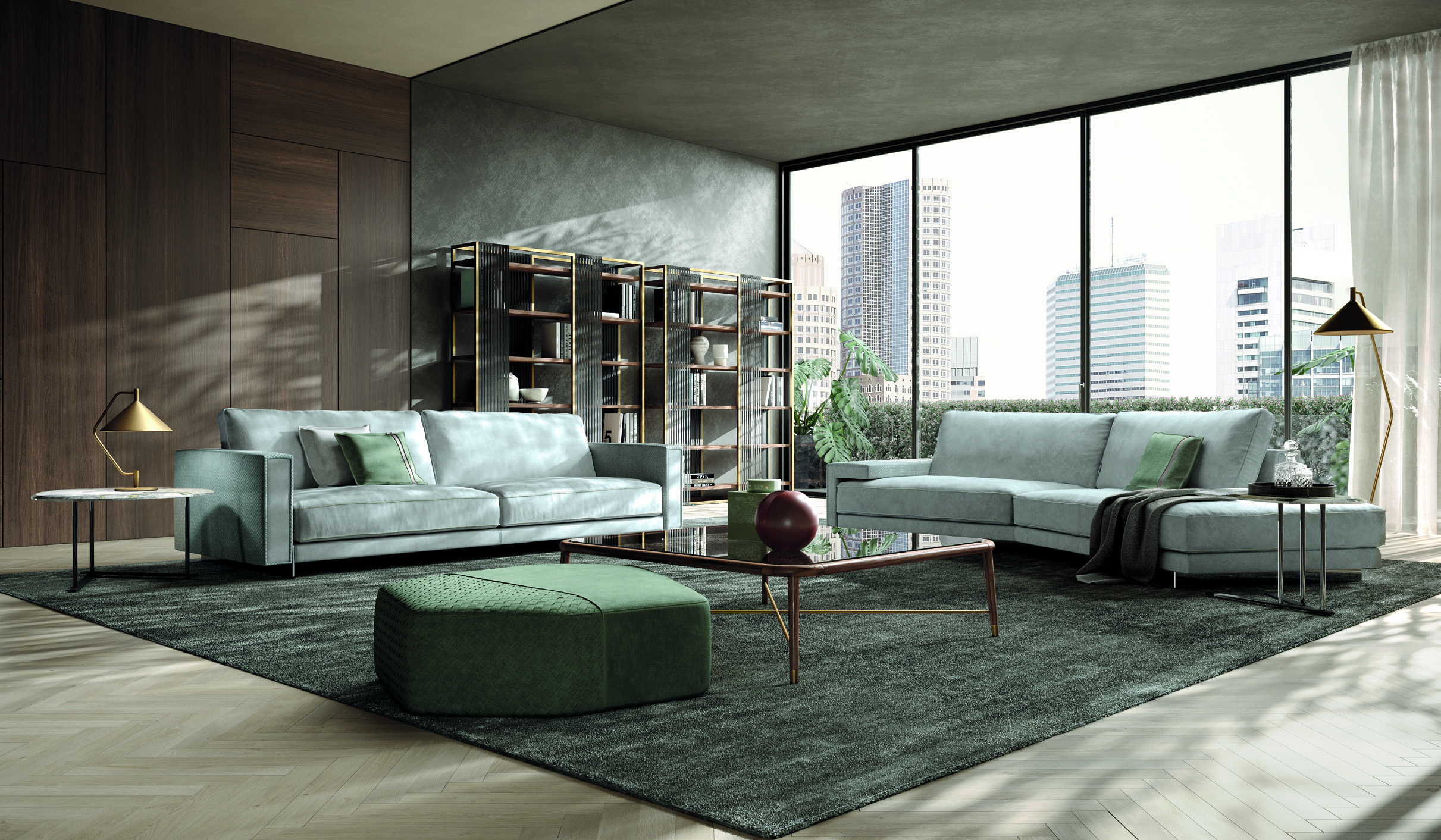 Sofa Hector Sectional – Bộ sưu tập Vaniti.