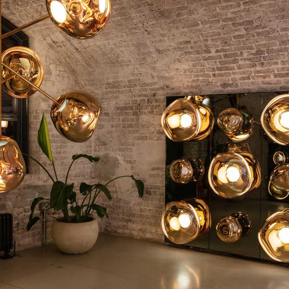 Melt Mini LED Pendant Gold