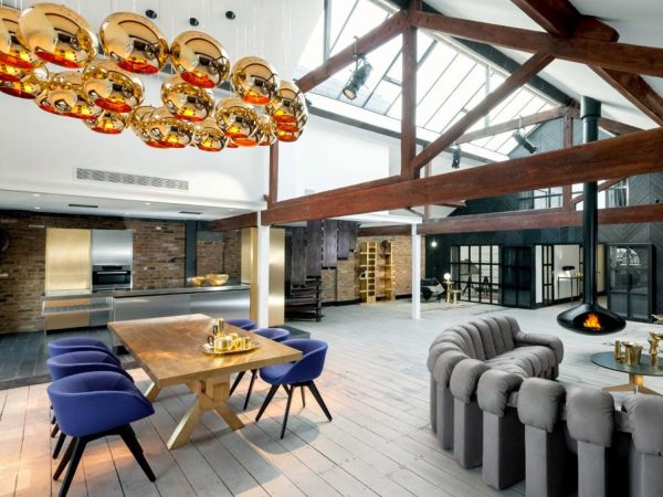 Galaxy Centre | Copper Round Bronze Pendant Lamp
