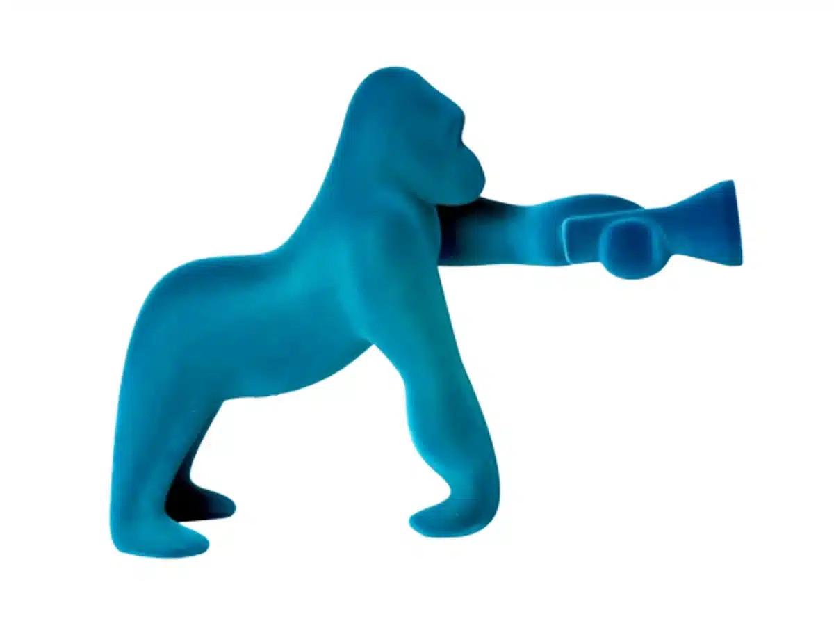 Kong XS Velvet Finish Floor Lamp