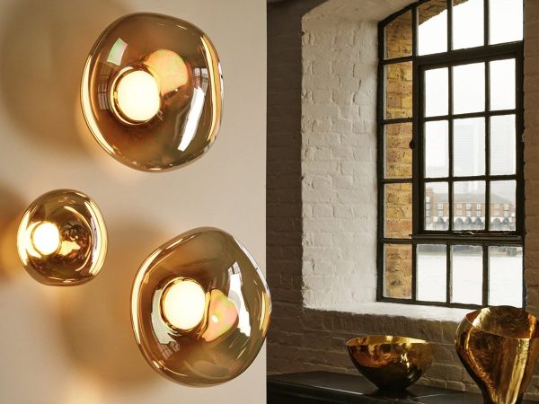 Galaxy Centre | Melt Mini Surface LED Wall Lamp Bronze