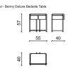 Galaxy Centre | Benny Deluxe Bedside Table Galaxy Centre | Benny Deluxe Bedside Table