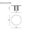 Galaxy Centre | Claire Dining Table