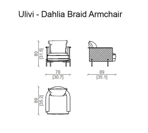 Galaxy Centre | Dahlia Braid Armchair