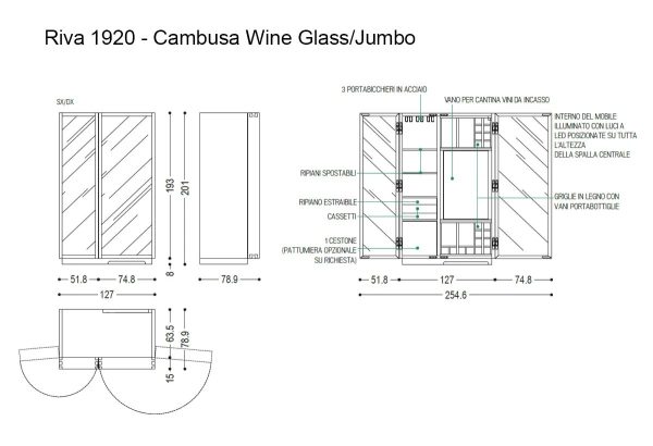 Galaxy Centre | Cambusa Wine Glass Jumbo