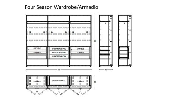 Galaxy Centre | Four Season Glass Wardrobe