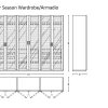 Galaxy Centre | Four Season Glass Wardrobe