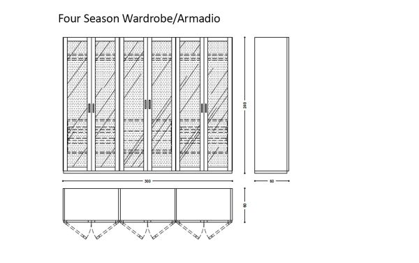 Galaxy Centre | Four Season Glass Wardrobe